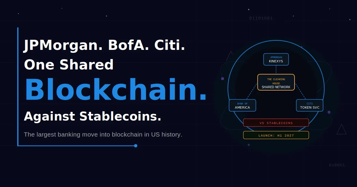 JPMorgan, Bank of America, and Citi Are Building a Shared Blockchain Network.